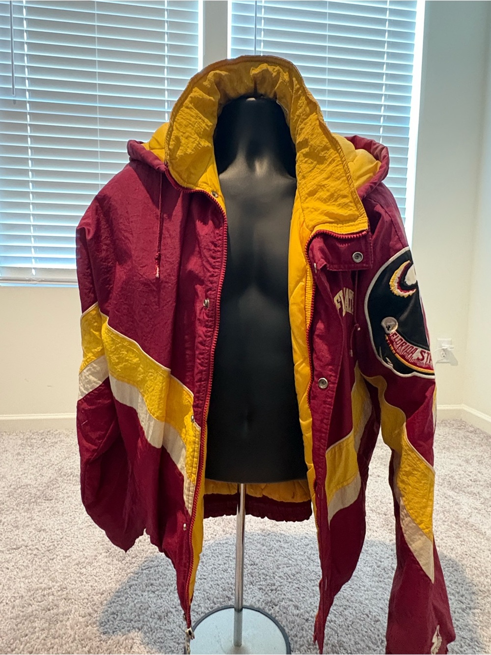 Vintage STARTER Maroon and Yellow Florida State Jacket